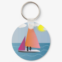 Sailboat Key Chain keychains