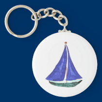 Sailboat Keychain keychains