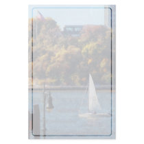 Sailboat Near Chelsea Pier Custom Stationery