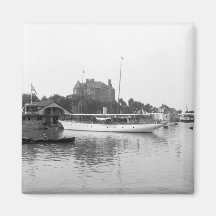 Sailboat on the St. Lawrence River, 1890 Refrigerator Magnets
