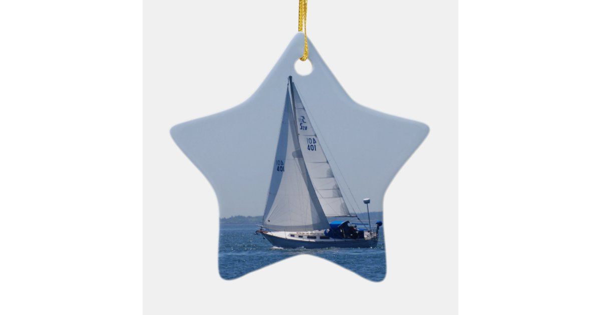 Sailboat Ornament Zazzle