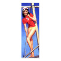 Sailboat Pinup Bookmark business cards