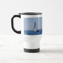 Sailboat Plastic Travel Mug