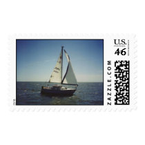 Sailboat Postage Stamp
