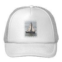 Sailboat Race Baseball Hat hats