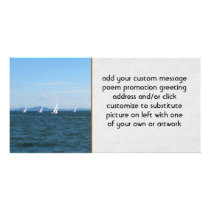 Sailboat Races Picture Card