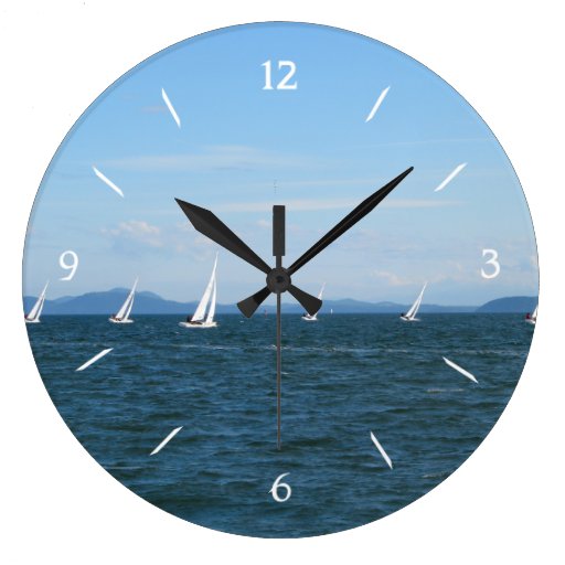 Sailboat Races Wall Clocks