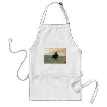 SailBoat Reflections CricketDiane Ocean Stuff Apron