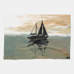 SailBoat Reflections CricketDiane Ocean Stuff Hand Towel