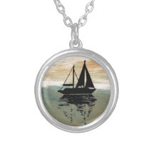 SailBoat Reflections CricketDiane Ocean Stuff Necklaces