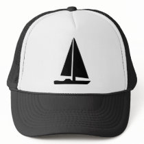 sailboat - sailing boat mesh hat