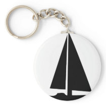 sailboat - sailing boat key chains