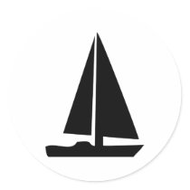 sailboat - sailing boat stickers by Tomaniac sailboat - sailing boat stickers
