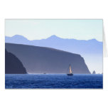 Sailboat Santa Cruz Island Cards