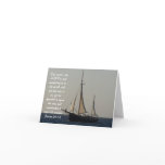 Sailboat Scripture Notecard