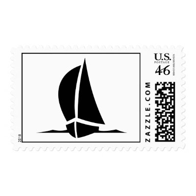 sailboat stamp by rubymonkey