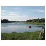 Sailboat, Stepstone Creek, Cape Cod, Massachusetts Full Color Flyer