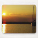 Sailboat Sunset Mousepad