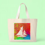Sailboat White-Red sunset Vero Beach The MUSEUM bags