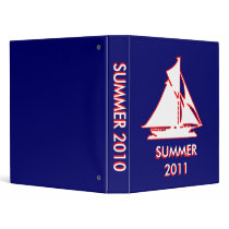 Sailboat White-Red transp Vero Beach 2011 Binders