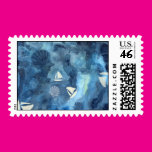 Sailboats and Seashells Stamps