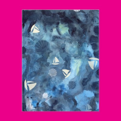 Sailboats and Seashells Post Card Zazzle_postcard Sailboats and Seashells Post Card Zazzle_postcard