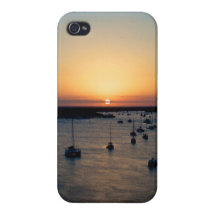 Sailboats at Sunrise iPhone 4 4/S case iPhone 4/4S Case