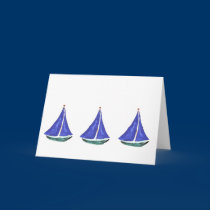 Sailboats Cards cards