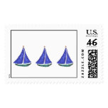 Sailboats Custom Postage