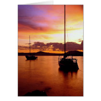 Sailboats on Waldo Lake, Willamette National Fores Cards