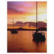 Sailboats on Waldo Lake, Willamette National Fores Custom Flyer
