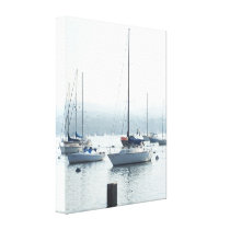 Sailboats & Pelicans Wrapped Canvas