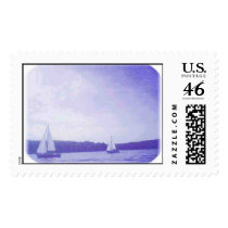 Sailboats postage