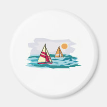 Sailboats Refrigerator Magnets