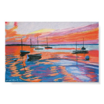 sailboats & sunset posters by lionarted sailboats & sunset posters