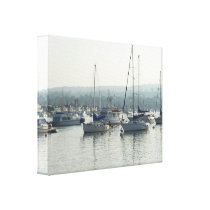 Sailboats Wrapped Canvas