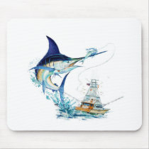 Sailfish Takes the Bait Mouse Mat