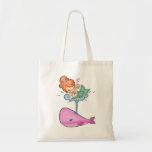 Sailin' With A Whale Tote Canvas Bags