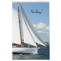 Sailing!  12 month Calendar