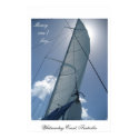Sailing at Whitsunday Coast, Australia posters