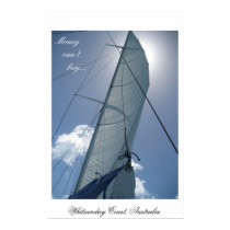 Sailing at Whitsunday Coast, Australia posters