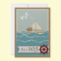 Sailing Baby Shower Invitation invitations