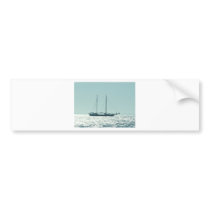 Sailing Barge In The Sun Bumper Stickers