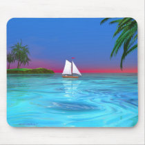 Sailing Blue mousepads