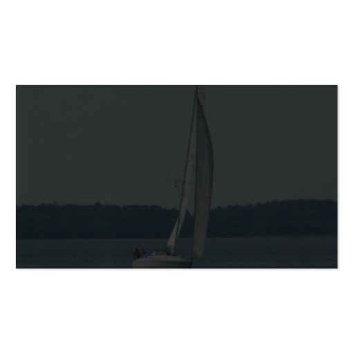 Sailing Boat Business Card Templates (back side)