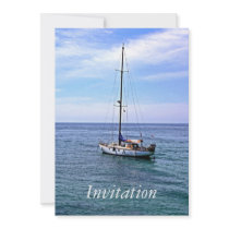 Sailing Boat Invitation