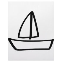 sailing boat letterhead design