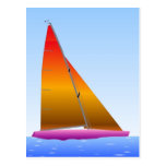 Sailing Boat - Voilier Post Card