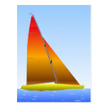 Sailing Boat - Voilier Postcard