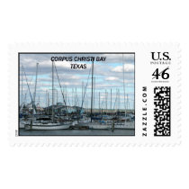 Sailing Boats at Dock postage